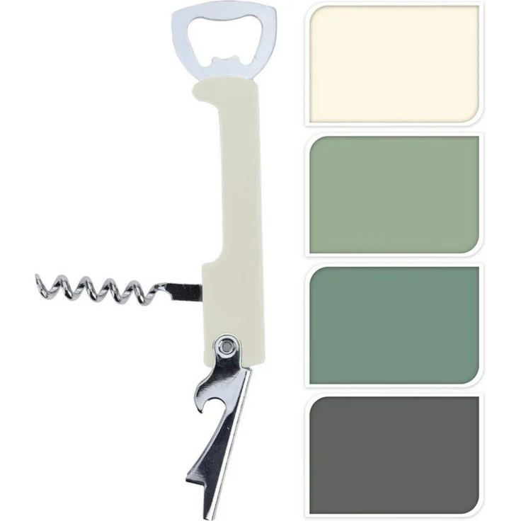 Koopman Flaschenöffner Korkenzieher Weinöffner Klappbar Bunt 2 er Set (Set, 2-tlg, Packung), 2tlg, Edelstahl, Korkenzieher, Bieröffner, Weinkorkenzieher – Bild 4