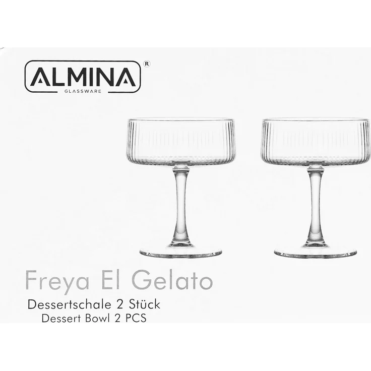 Freya El Gelato Dessertschalen aus Glas, 260 ml - elegant & vielseitig – Bild 6