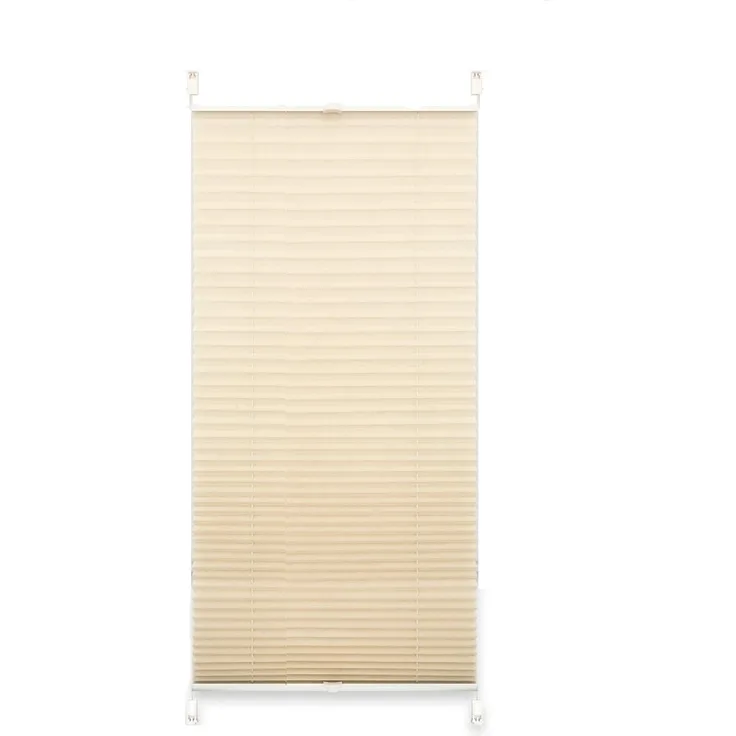 Plissee 80 x 220 cm beige crash