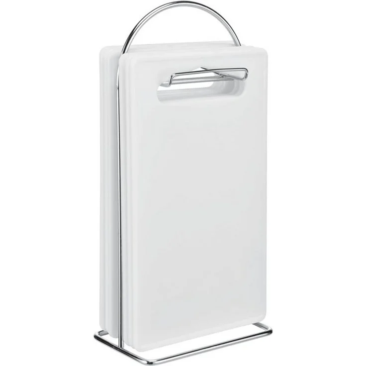 mucHome Schneidebrett 7-teiliges Frühstücks-Set 6 Schneidebretter mit verchromten Ständer, (7-St) – Bild 2