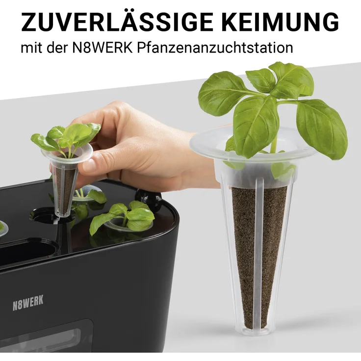 N8WERK Anzuchttablett N8WERK Pflanzenanzuchtstation Ersatzset 28 Stück – Bild 2