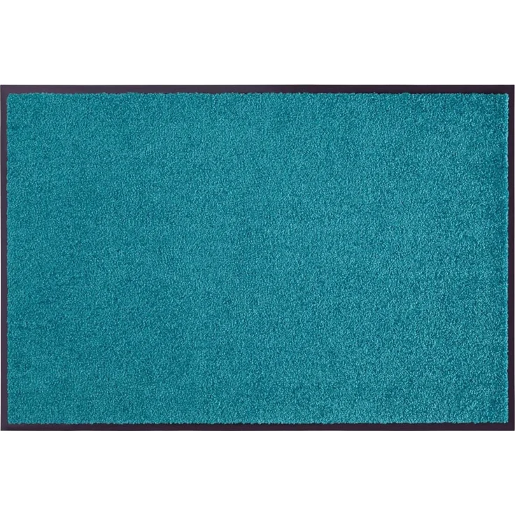 Waschbare Fußmatte Wash & Clean - petrol - 60x180x0,7cm – Bild 1