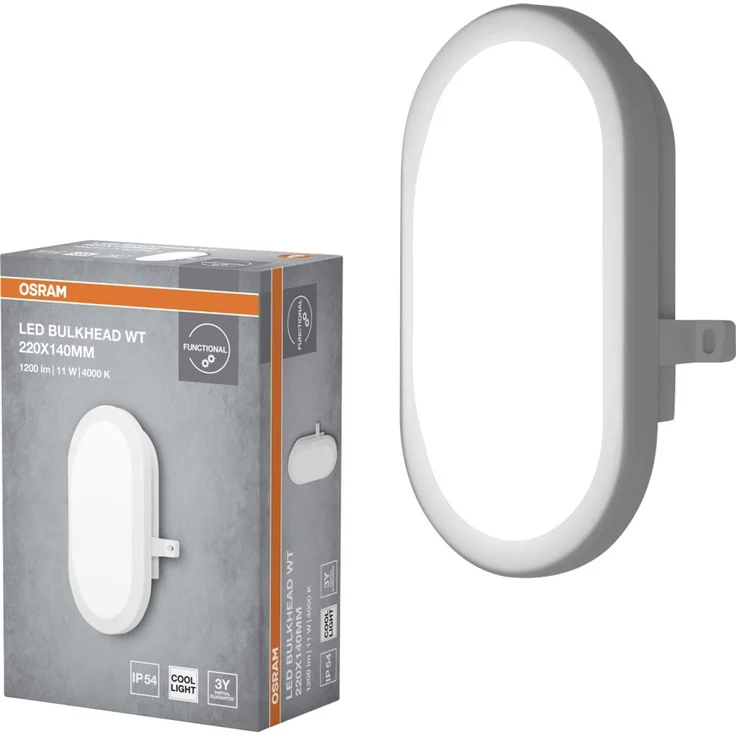 Osram LED Wandleuchte Bulkhead 11W 4000K weiß – Bild 4