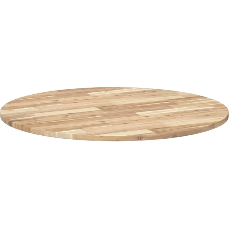 vidaXL Tischplatte Rund Ø90x2 cm Massivholz Akazie 4008687 – Bild 5