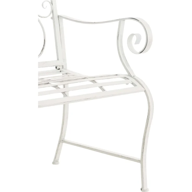CLP 2er Set Gartenstühle Punjab mit Armlehnen,antik weiß – Bild 10