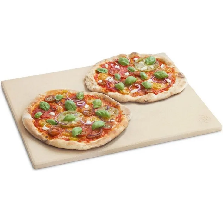 BURNHARD® Pizzastein Universal rechteckig, (1-St), 45 x 35 x 1.5 cm