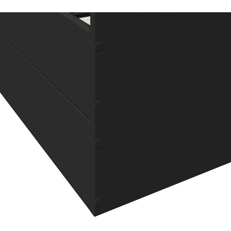 vidaXL Bettgestell mit Schubladen Schwarz 160x200 cm Holzwerkstoff 3280280 – Bild 8