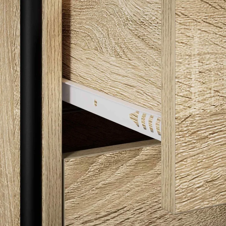 vidaXL Badezimmerschrank Sonoma-Eiche 40 x 36 x 109,5 cm Holzwerkstoff 8014047 – Bild 8