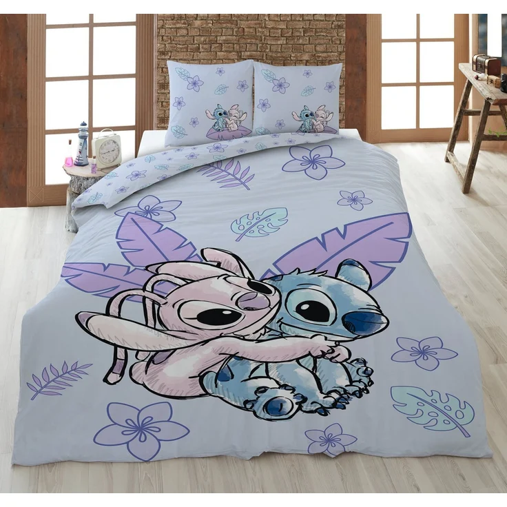 AY!Max Kinderbettwäsche Disney Lilo und Stitch Wende Bettwäsche 2tlg 135 x 200 cm, 1 teilig, Langlebig – Bild 5