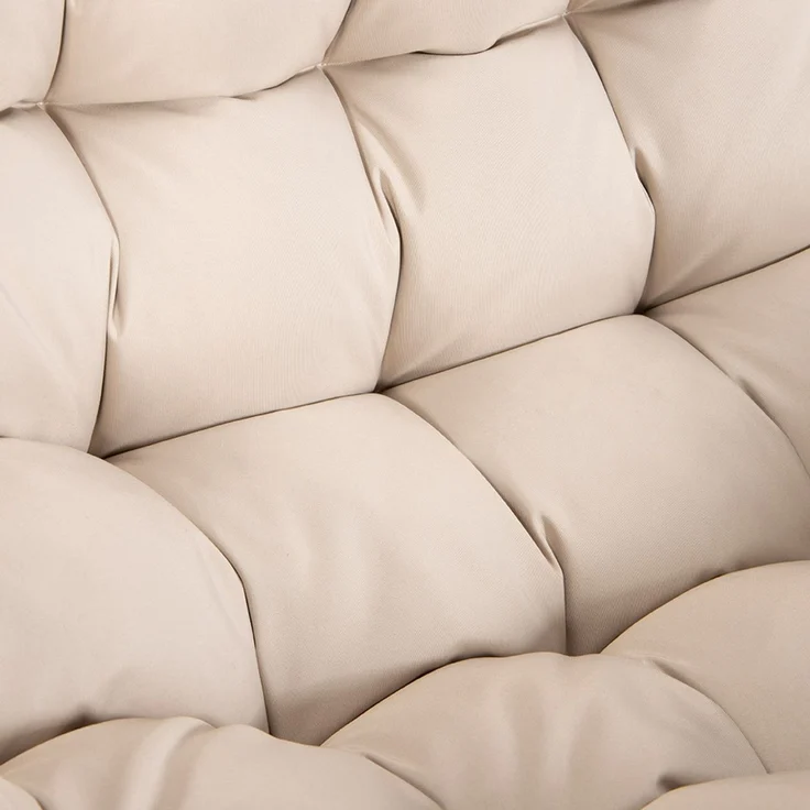 HOME DELUXE Hängesessel LOMA – 2 Sitzer Beige – Bild 5