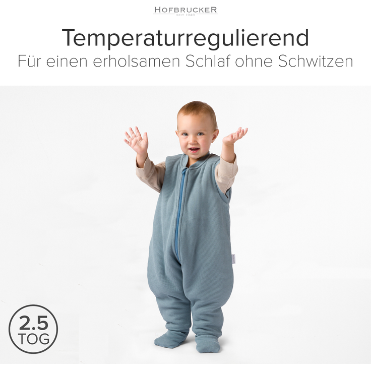 Hofbrucker Baby Winter Schlafsack mit Füßen MATTI – Bild 10
