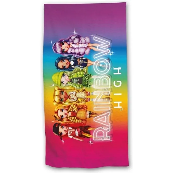 Rainbow High Strandtuch Rainbow High Girls - Mikrofaser Badetuch, Mikrofaser, XL 70x140 cm