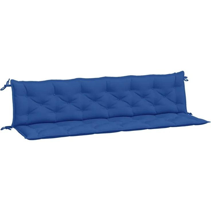 vidaXL Gartenbank-Auflagen 2 Stk. Blau 200x50x7 cm Oxford-Gewebe 361745 – Bild 2