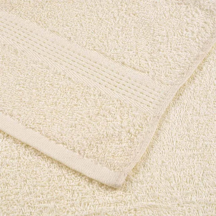 vidaXL Waschtücher FROGN 4 Stk. Creme 30x30 cm 360 g/m² 136993 – Bild 6