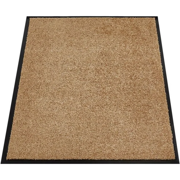 Andiamo 'Super Wash & Clean' Fußmatte, Made in Belgium, rechteckig, Höhe: 7 mm, rutschhemmend, waschbar, Beige, 90 x 120 cm (Rechteckig) – Bild 4