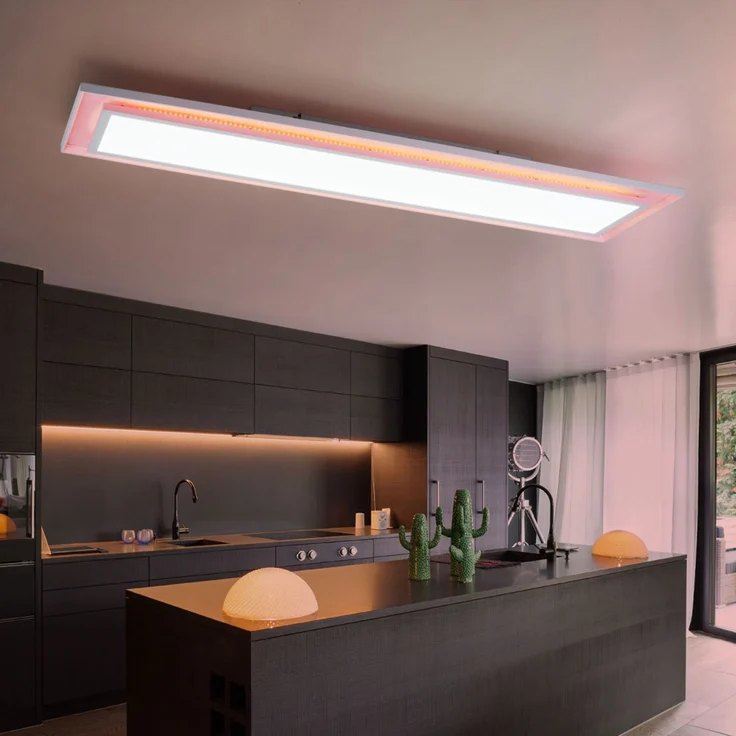 LED Deckenlampe, Farbwechsler, Dimmbar, Länge 85 cm – Bild 3