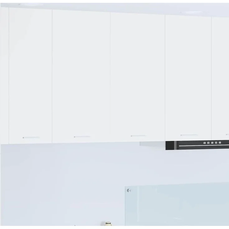 vidaXL Hängeschrank mit 2 Türen Weiß 80 x 31 x 80 cm Holzwerkstoff 884282 – Bild 1