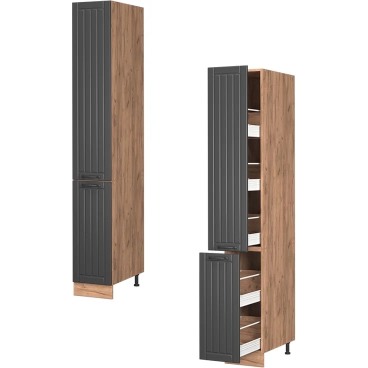 Apothekerschrank Fame-Line Dunkelgrau 30 cm Vicco – Bild 5