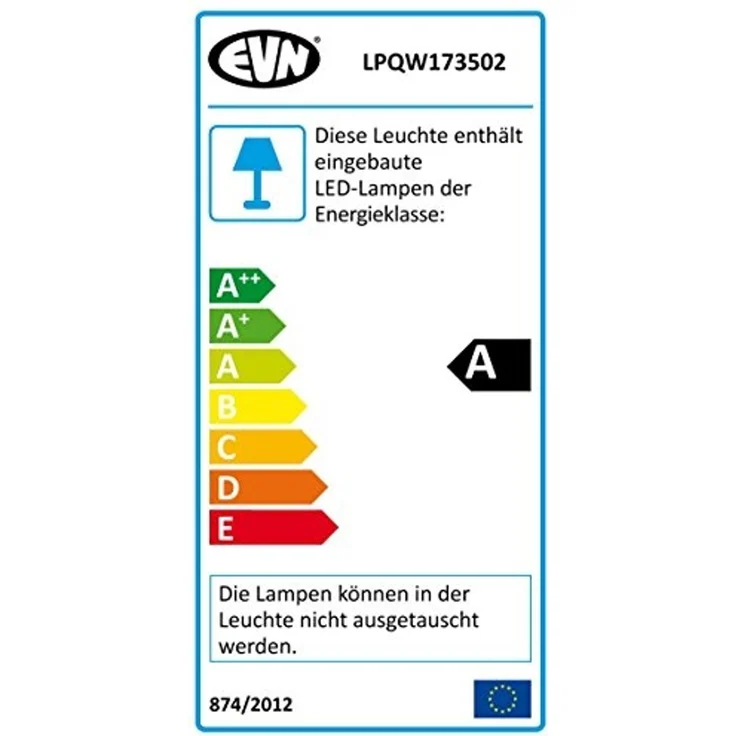 EVN Lichttechnik LED Einbau Panel ws 15W 3000K 172x172mm LP QW 173502 – Bild 2