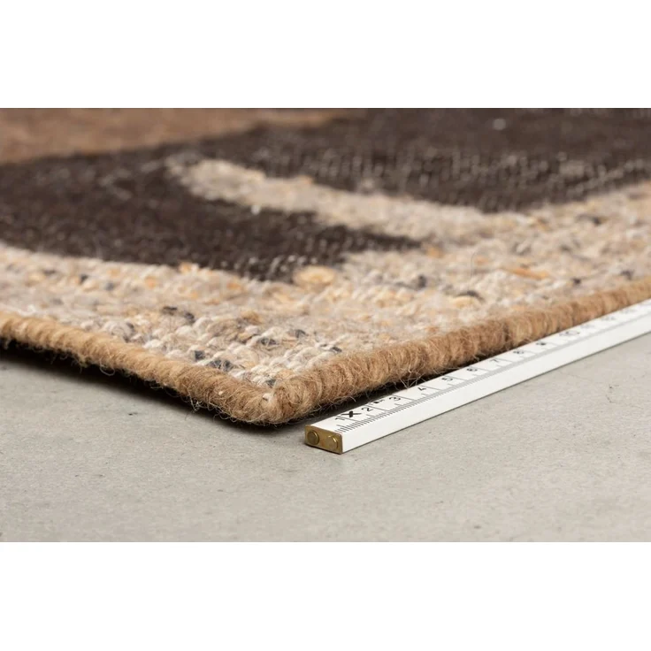 Teppich Briton 200x300 cm in Braun, Dutchbone aus Wolle, handgewebt – Bild 2