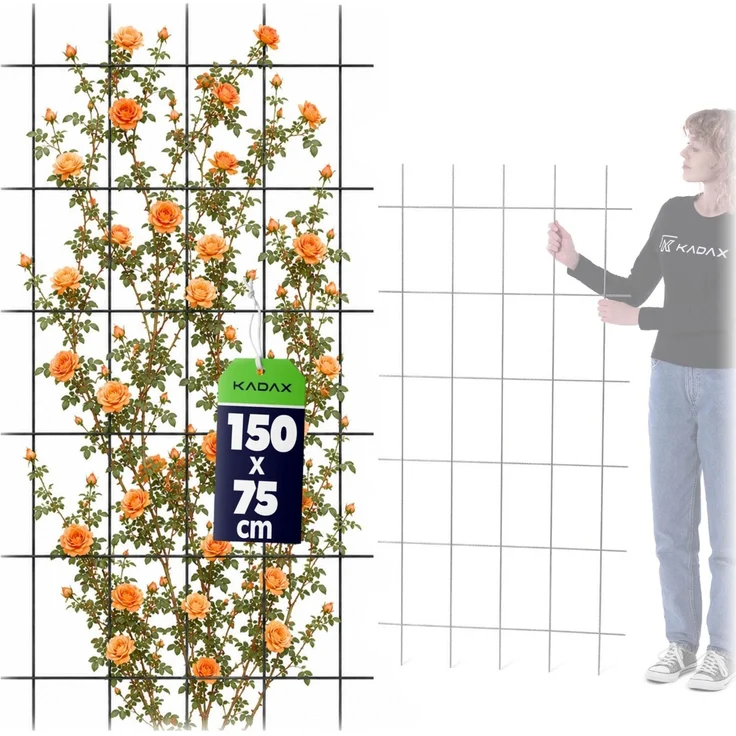 KADAX Gartenspalier für Blumen für Kletterpflanzen 75x150 – Bild 1