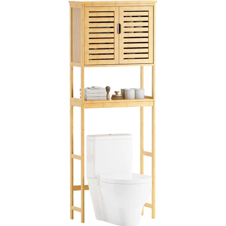 Bad Lagerung Regal Bambus Toilette Veranstalter 3-Tier – Bild 1