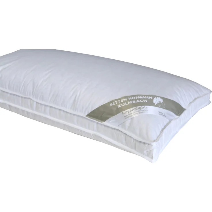 Bella Star Kopfkissen 40x80 mit Außensteg Federkissen Kissen 20% Daunen 650 g – Bild 2