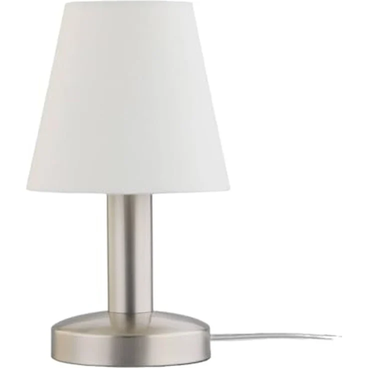 Lindby Tischleuchte Hanno, Weiß IP20, 1 x 40 W – Bild 1