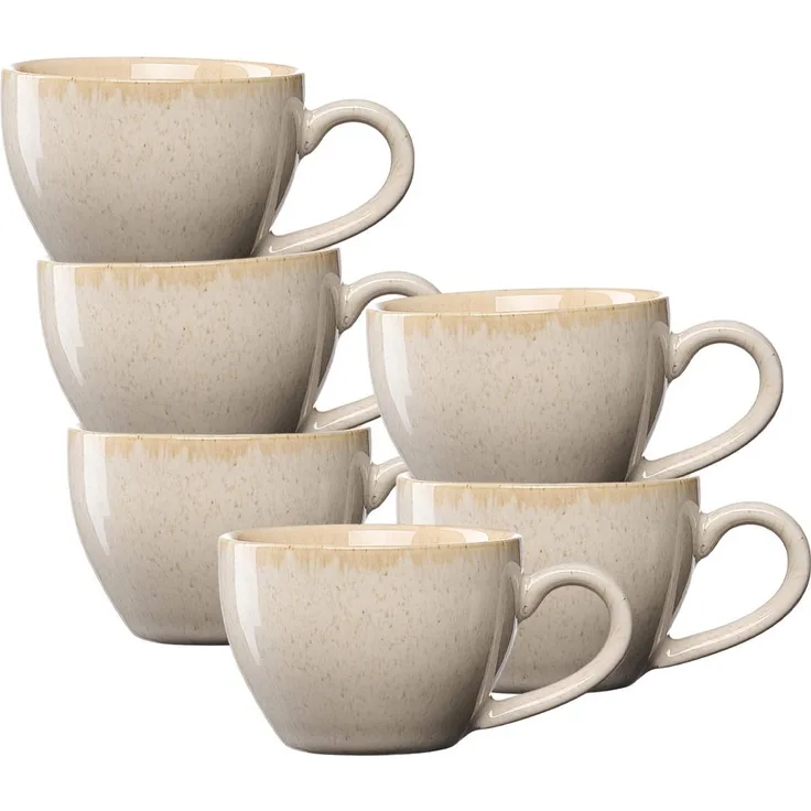 Ritzenhoff & Breker Sahara Espressotasse 100 ml 6er Set - Creme