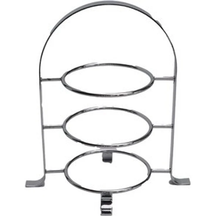 APS Etagere Serviergestell, Metall, (1-tlg), unkomplizierter Transport zum Tisch, 3-stöckig – Bild 6