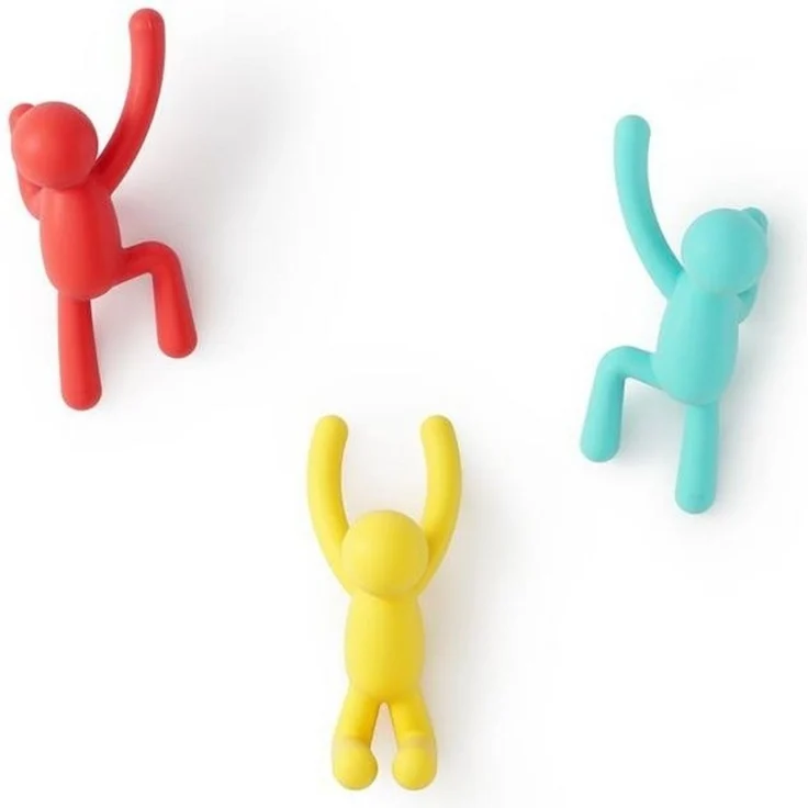 318165-022 - BUDDY Haken (3) Sortiment rot, gelb, blau – Bild 2
