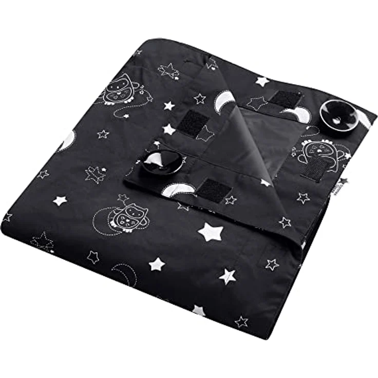 Tommee Tippee Sleeptight tragbares Verdunkelungsrollo mit Saugnäpfen, verstellbar und leicht, Large 1,30x1,98 m – Bild 2