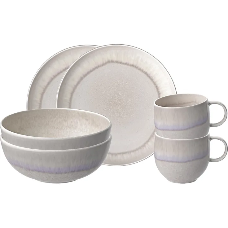 like. by Villeroy & Boch Perlemor Sand Frühstücks-Set 6-teilig