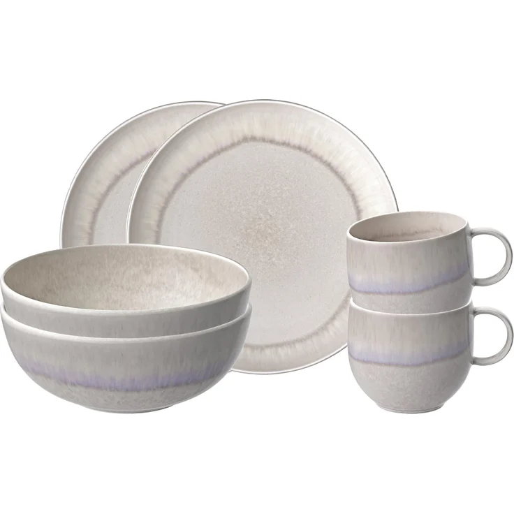 like. by Villeroy & Boch Perlemor Sand Frühstücks-Set 6-teilig – Bild 1