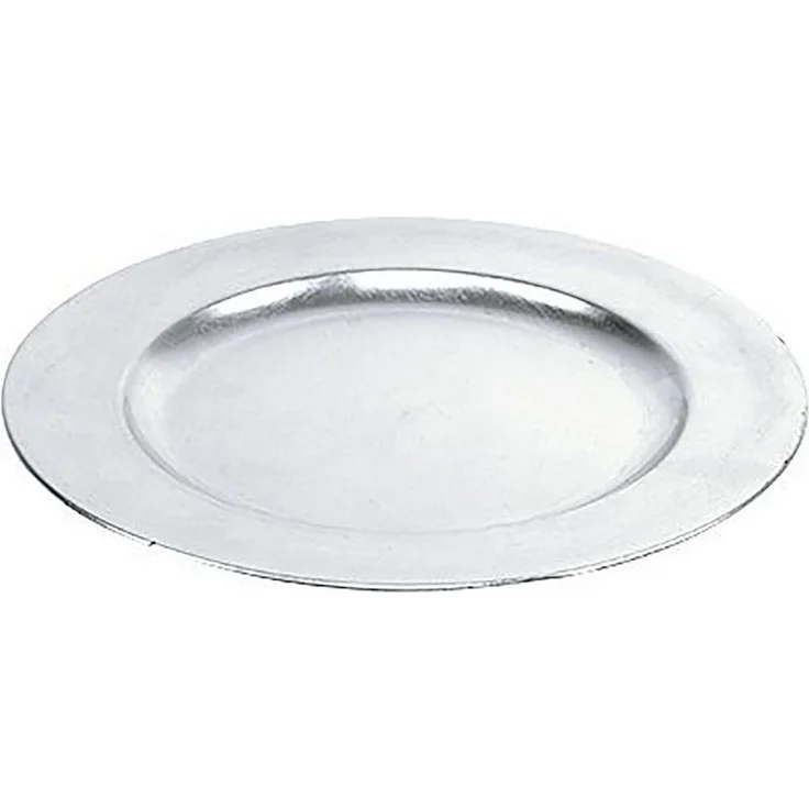 Annastore Platzset 6 x Platzteller aus herrlich schimmerndem Melamin Ø 33 cm - Dekoteller, Unterteller wiederverwendbar Dekoteller – Bild 2