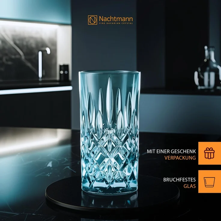 NACHTMANN 105710 NOBLESSE Longdrinkglas AQUA 2er Set – Bild 3