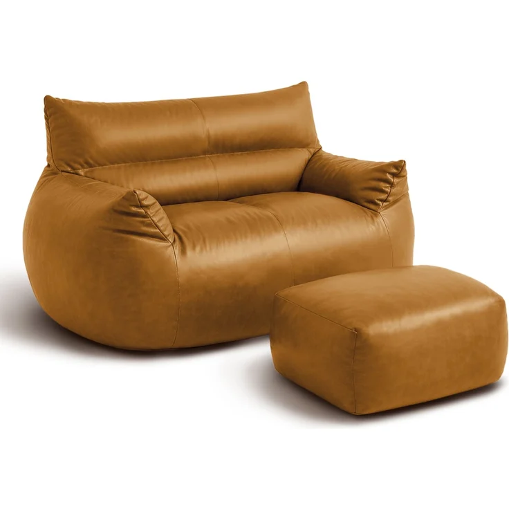 Sitzsack 1er-Set in Braun, ergonomisch geformt mit Tech-Stoff,75x135x100 cm – Bild 5