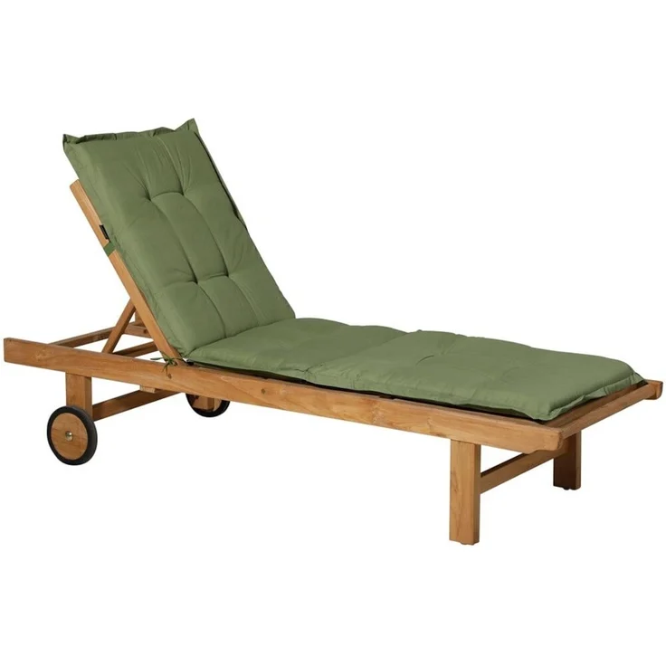 Allibert Liegenauflage Basic ca. 200 x 65 cm grün 50% Baumwolle / 50% Polyester – Bild 4