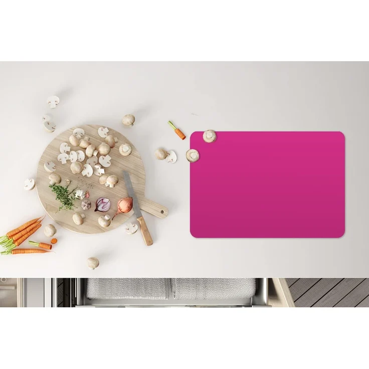 MuchoWow Platzset Fuchsia - Neon - Farben, (6-St), Platzsets, Tischset, Abwaschbar, Tischsets, Platzdeckchen – Bild 6