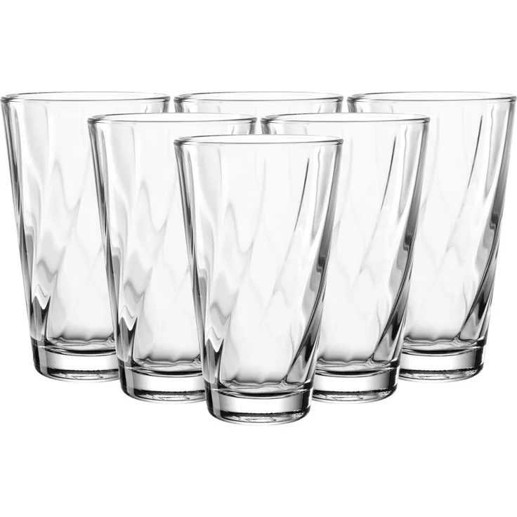 Leonardo TWIST Trinkglas 300 ml 6er Set - A