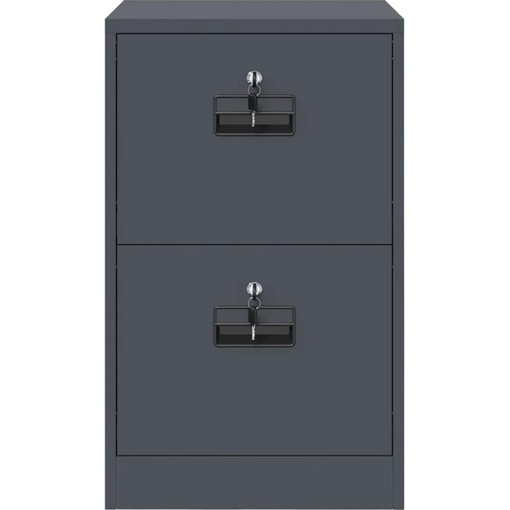 vidaXL Aktenschrank Anthrazit 45,5 x 42 x 74,5 cm Kaltgewalzter Stahl 891612 – Bild 7