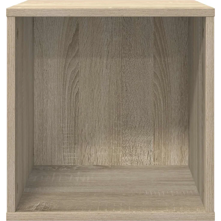 vidaXL Vinyl Album Box Sonoma-Eiche 37 x 36,5 x 38 cm Holzwerkstoff 8012846 – Bild 4