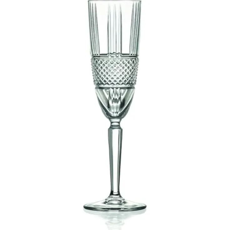 RCR Sektglas RCR Brillante Sektflöte 6er, Glas