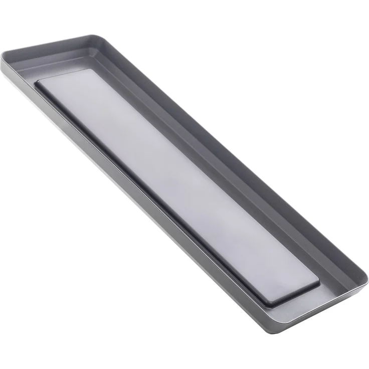 KADAX Blumentopfständer 40 cm, rechteckiges Tablett, Anthrazit, Kunststoff – Bild 8