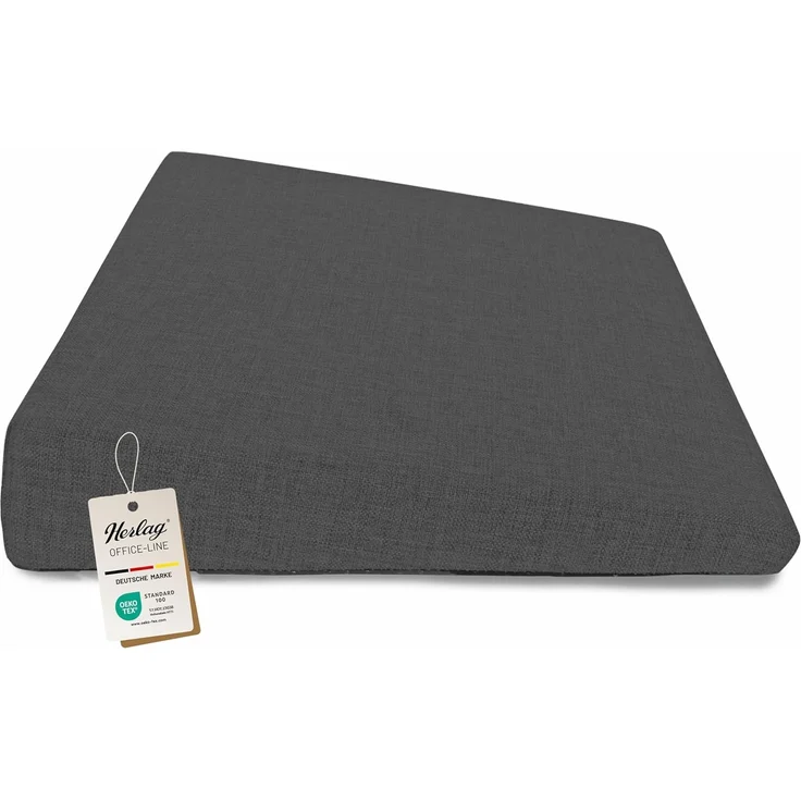 Herlag Keilkissen Stella, Ergonomisches Sitzkeilkissen 37 x 33 x 7/2cm Waschbarer Bezug
