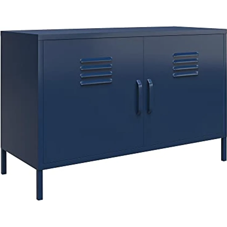 Dorel Home Queer Eye Bradford Metallschrank, Spind, Navy, Einheitsgröße – Bild 7