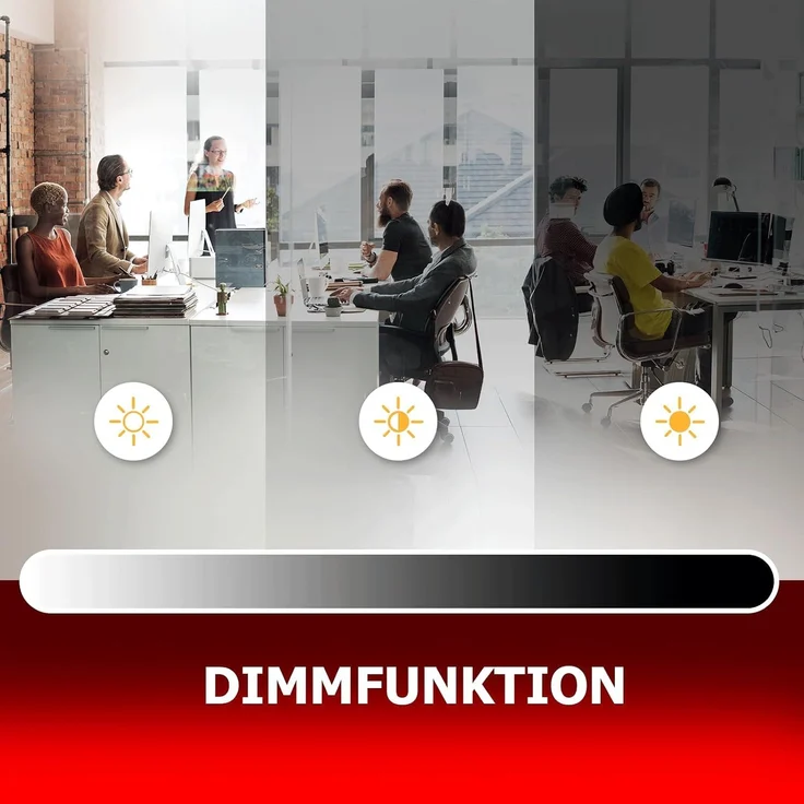 5x LED Panel 62x62 Neutralweiß 4000K 36W dimmbar 0-10V PLs3.0 – Bild 4