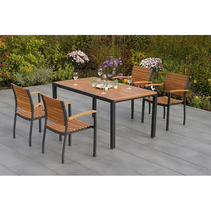 MERXX Garten-Essgruppe Santorin, (5-tlg) – Bild 1