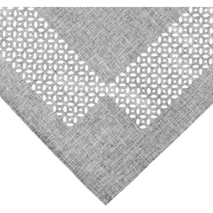 matches21 HOME & HOBBY Tischdecke Tischdecke REA durchbrochene Ornamente Polyester grau 85 x 85 cm (1-tlg), Pflegeleicht & waschbar bei 30 °C – Bild 3