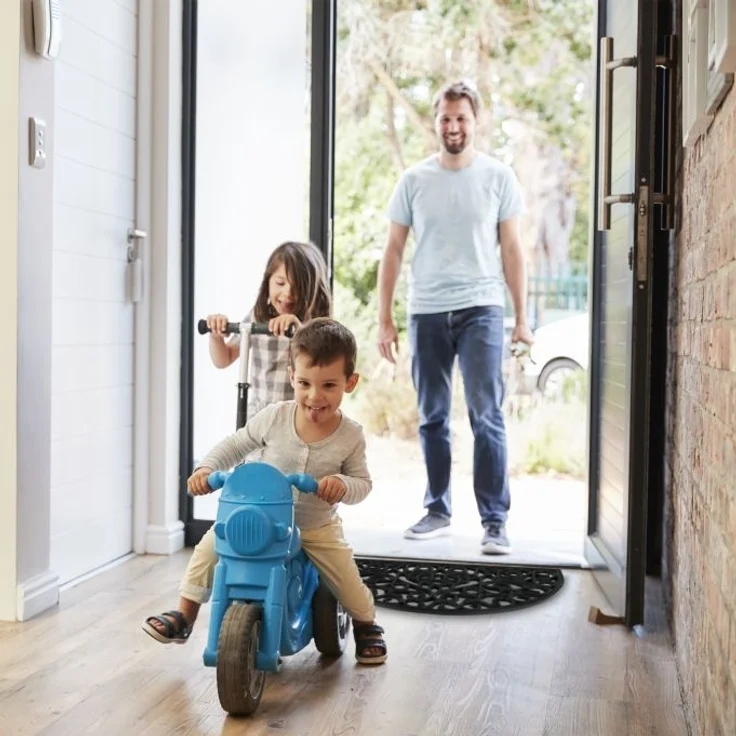 Halbrunde Fußmatte aus Gummi 10034205 – Bild 3